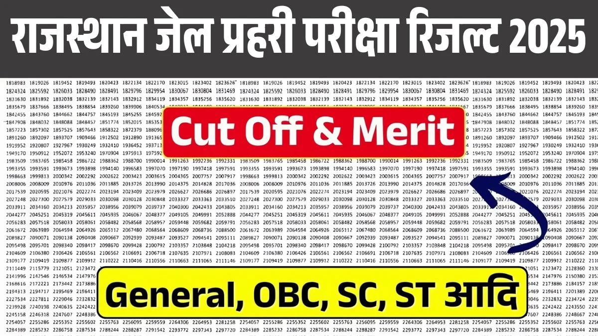 Rajasthan Jail Prahari Result 2025 Release, Expected Cut-Off Marks Check